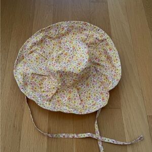 H&M Girls' Floral Sun Hat in Yellow and Pink